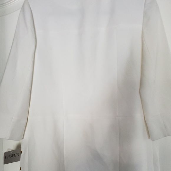 White studded open jacket - Picture 3 of 5